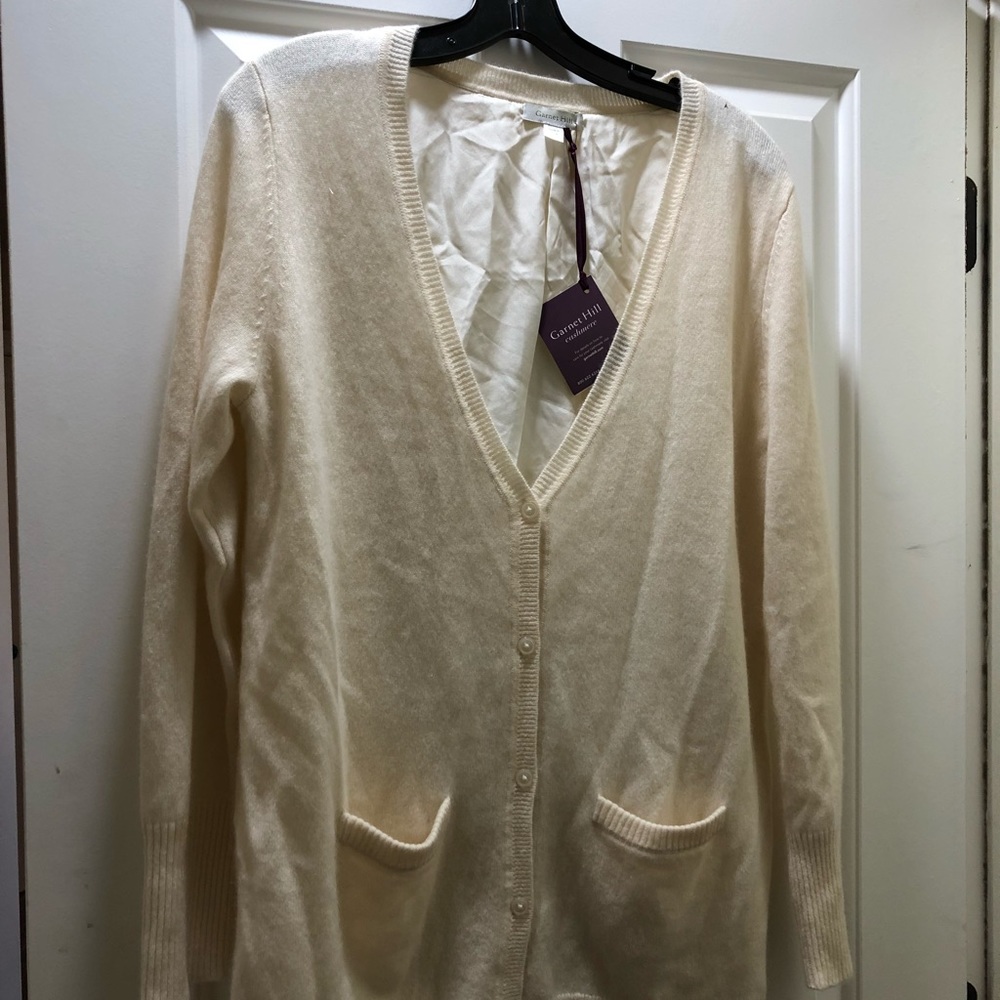 Garnet Hill cashmere  sweater